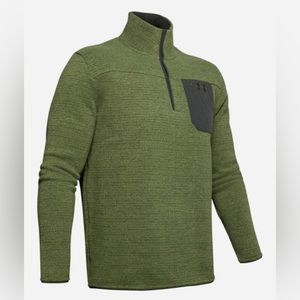 NWOT Men’s Under Armour Green Long Sleeve ColdGear Size Large